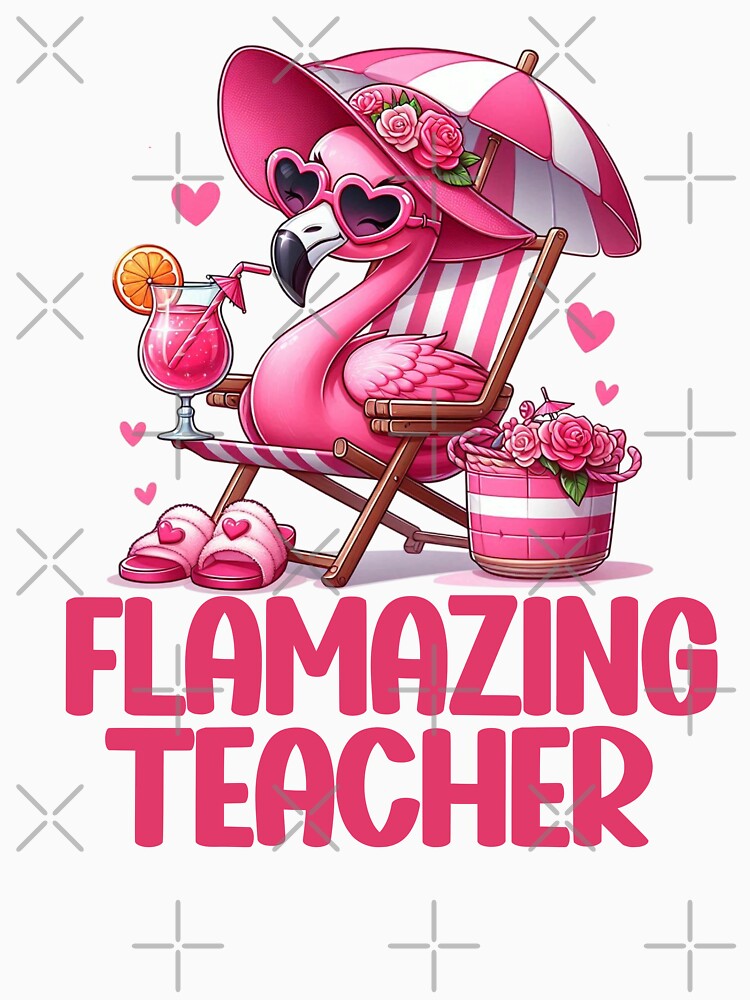 Flamazing Teacher Flamingo by Meliafroggy