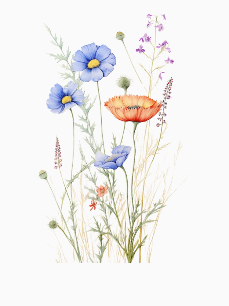 Vibrant Wildflower Bouquet by Cindy Howe