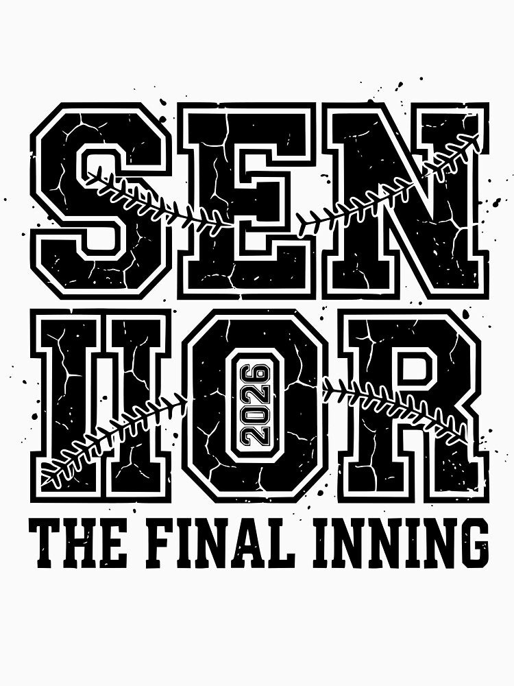 Retro Baseball Senior 2026 The Final Inning Senior Mom Dad Class of 2026 Graduation Baseball Senior Design Final Inning Graduate by AsturShop