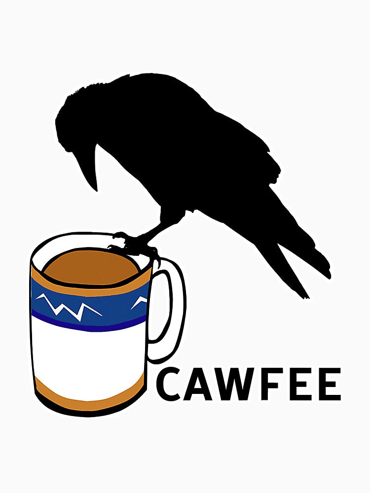Crow Coffee Crows Ornithology Novelty by unassertive19