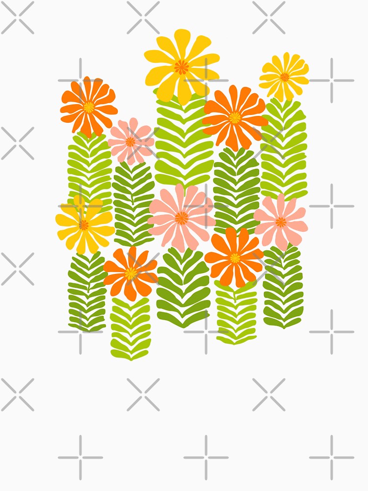 Mid Century Pop Floral by Enchanted Adventure
