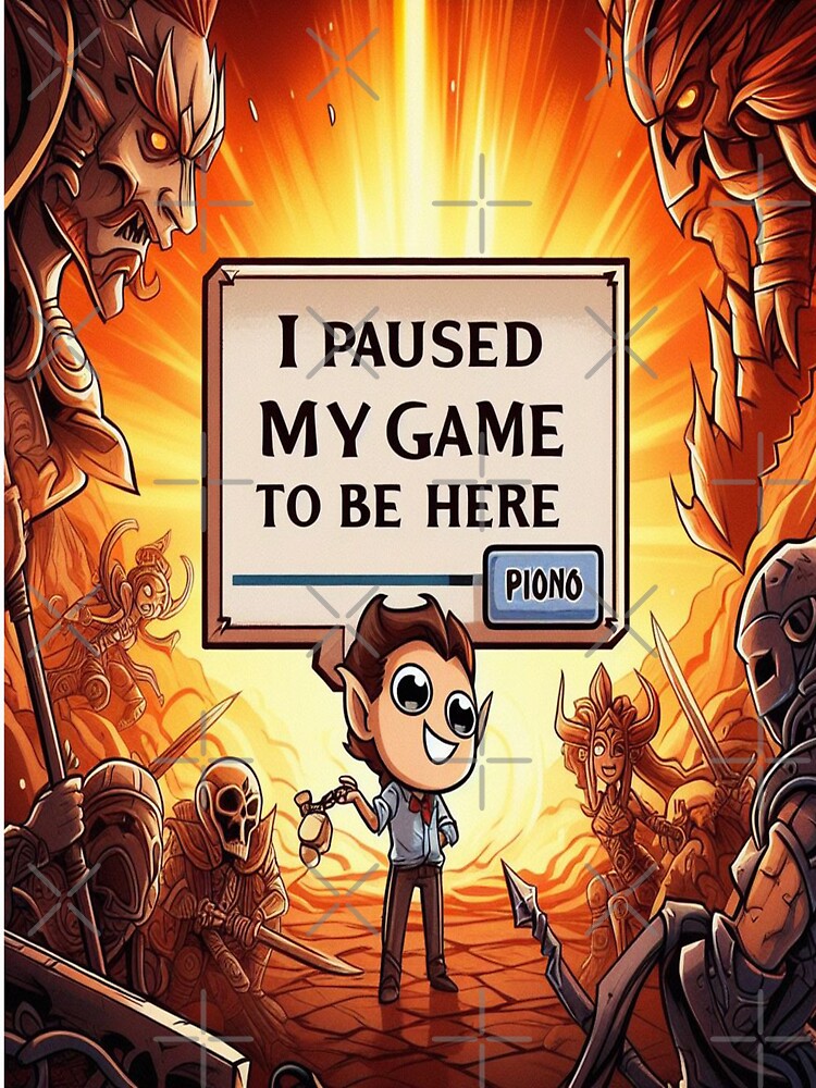 T-shirt I Paused My Game to Be Here by merchamjad