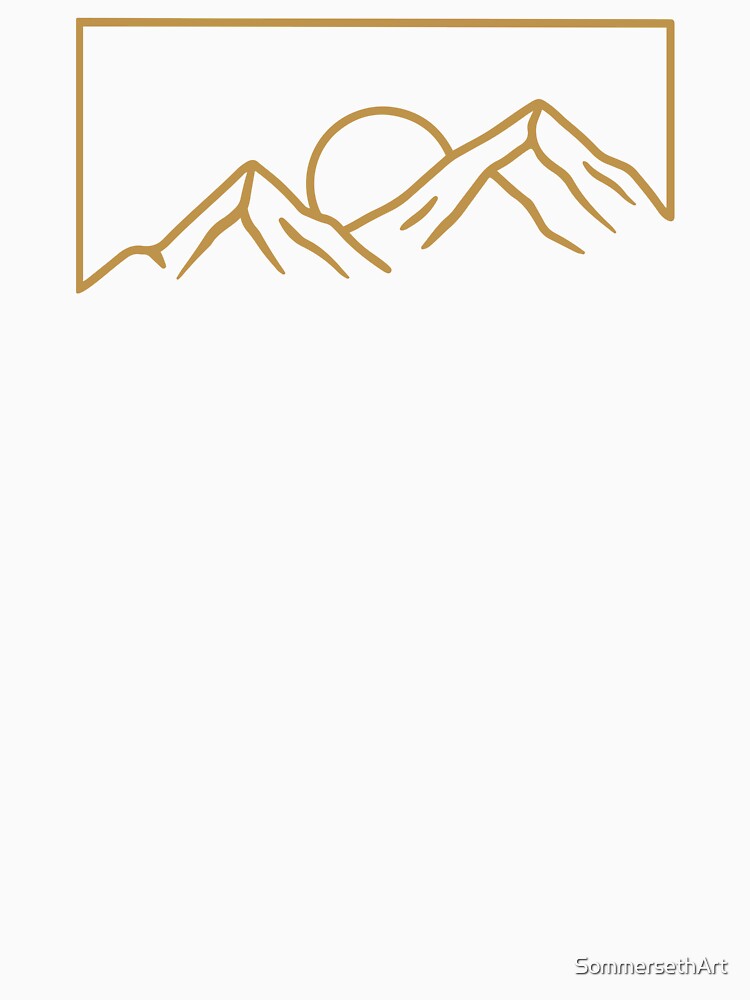 Minimal Mountain by SommersethArt
