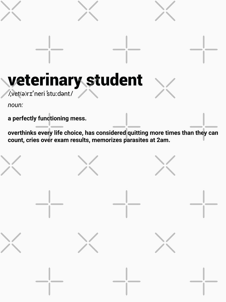 Veterinary Student Definition Funny Vet School design by station-one