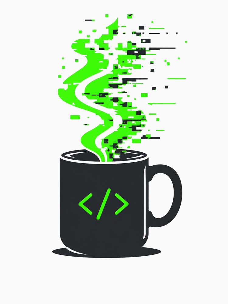 Glitch In The Matrix Funny Coffee System Error Corporate by PixelPublishing