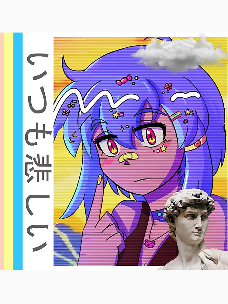Retro Vaporwave 80s anime aesthetic by vuthienduy