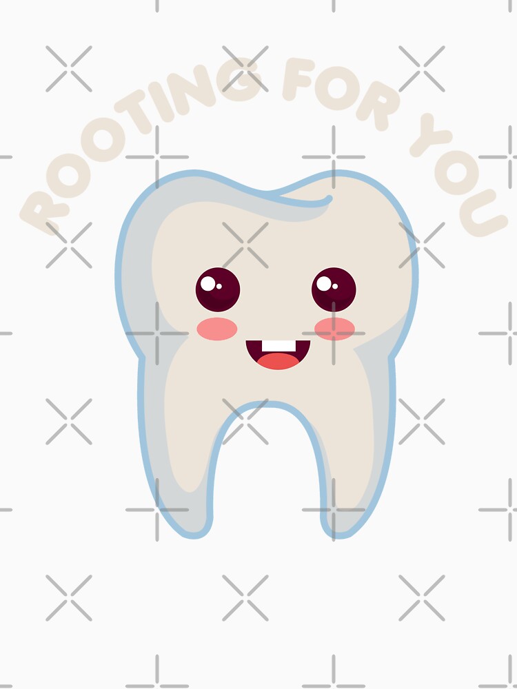 Rooting For You Funny Dentist Dental Hygienist Tooth Fairy by gkao