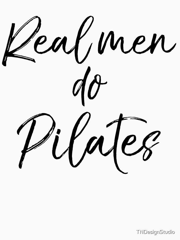 Real Me Do Pilates Funny Workout Quote by TNDesignStudio