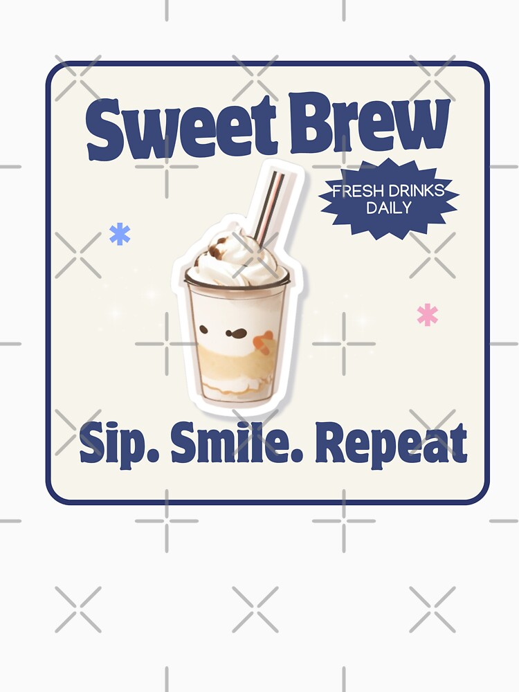 Sweet Brew Aesthetic Drink Design by MuseAI