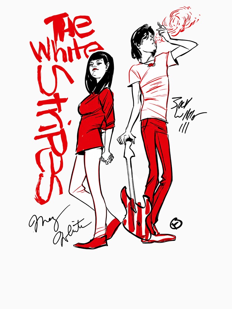The White Stripes Band Signature Unisex by HeiroseOffical