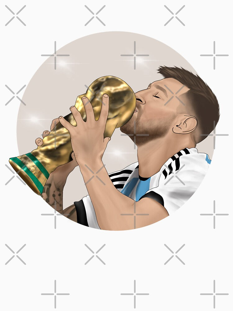 Messi THE GOAT by sketchiedigital