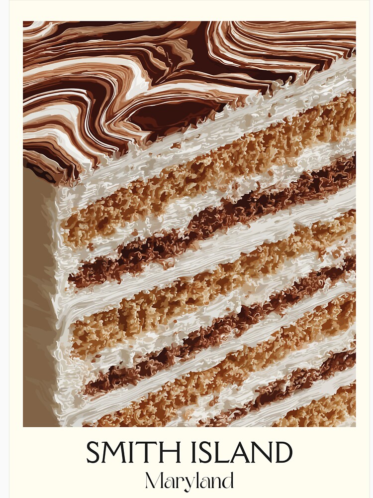 Smith Island Maryland | Layer Cake Poster by TuncGK