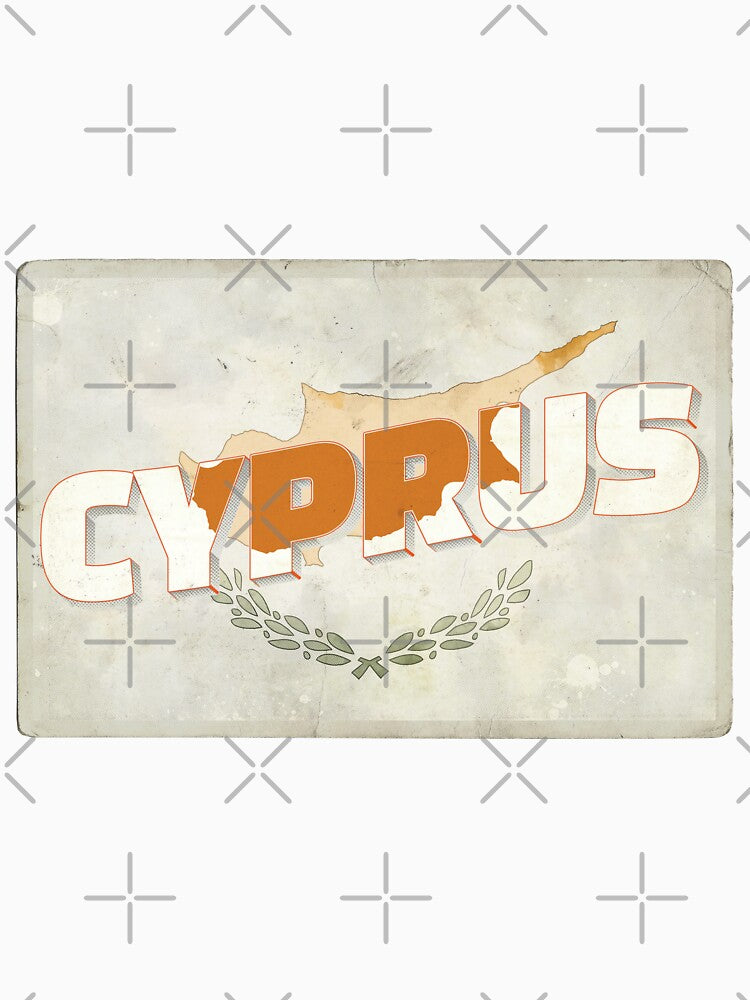 Cyprus Vintage style retro souvenir by DeveloperProp0