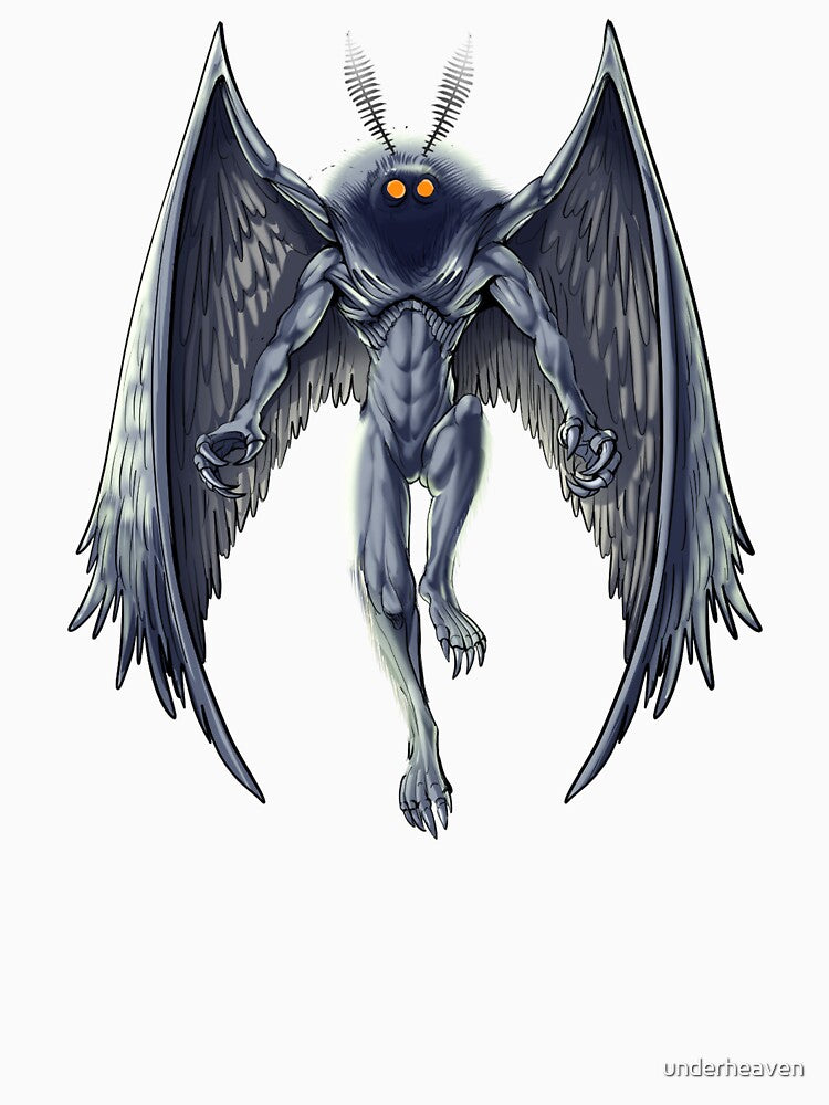 Cryptid Creature Mothman by underheaven