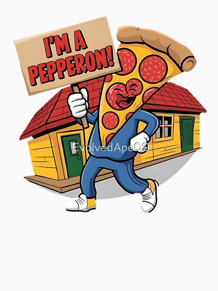 I Am a Pepperoni – Funny Pizza Lover Pun for Foodies & Humor Fans by Evolved Ape
