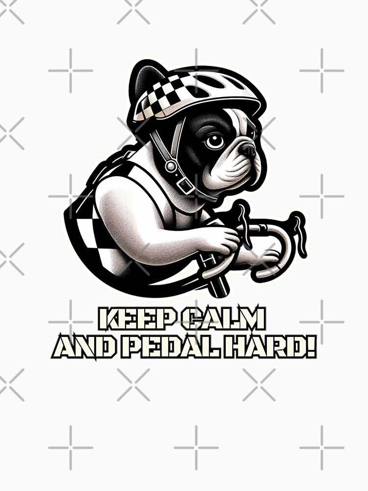 Keep calm and pedal hard by DShirtRepublic