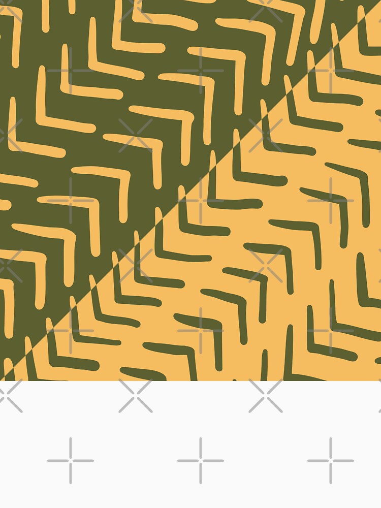 Split Chevron Geometry – Modern Minimalist Pattern by deepgoa