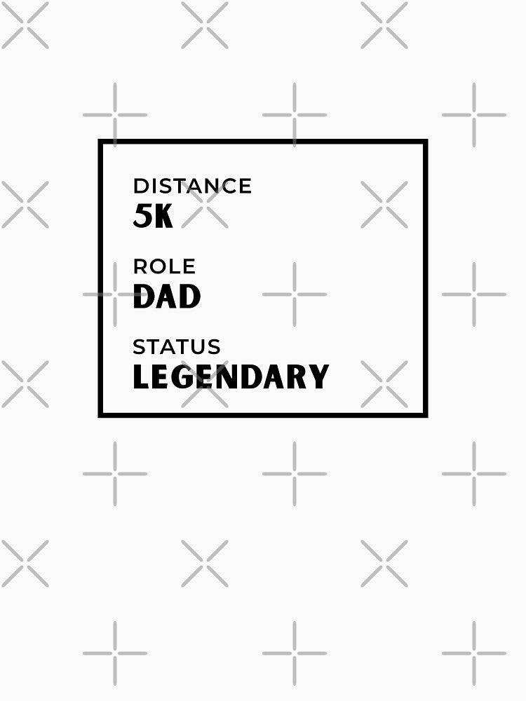 Running Watch Stats Metric Legendary Dad Runner by RunningWhiskers