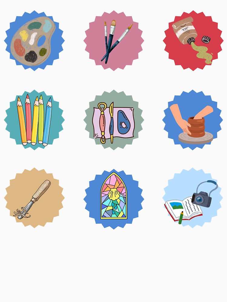 Artist sticker planner by BritishDelights