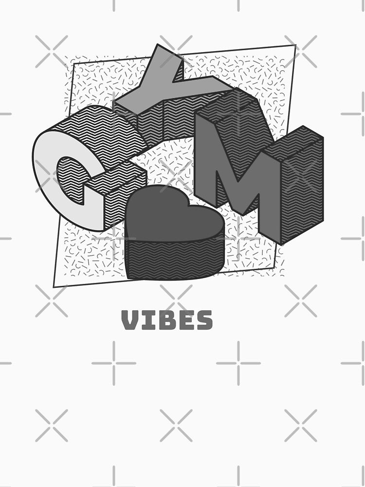 GYM Vibes- Isometric Letters by joabaj