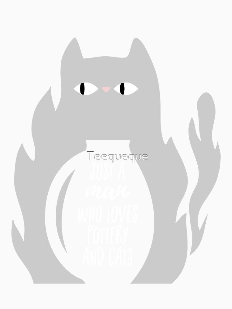A man who loves pottery and cats by Teequeque
