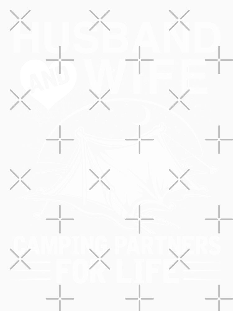 Husband And Wife Camping Partners For Life by VibrantGifts