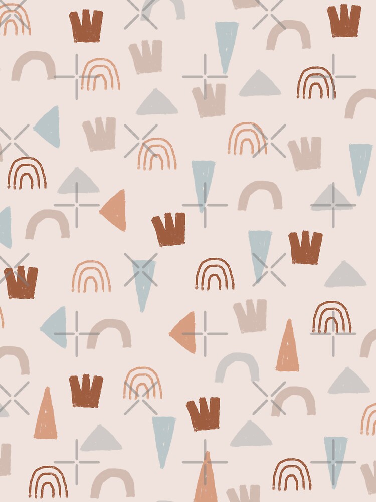 Abstract Shapes Terracotta by Menina Lisboa