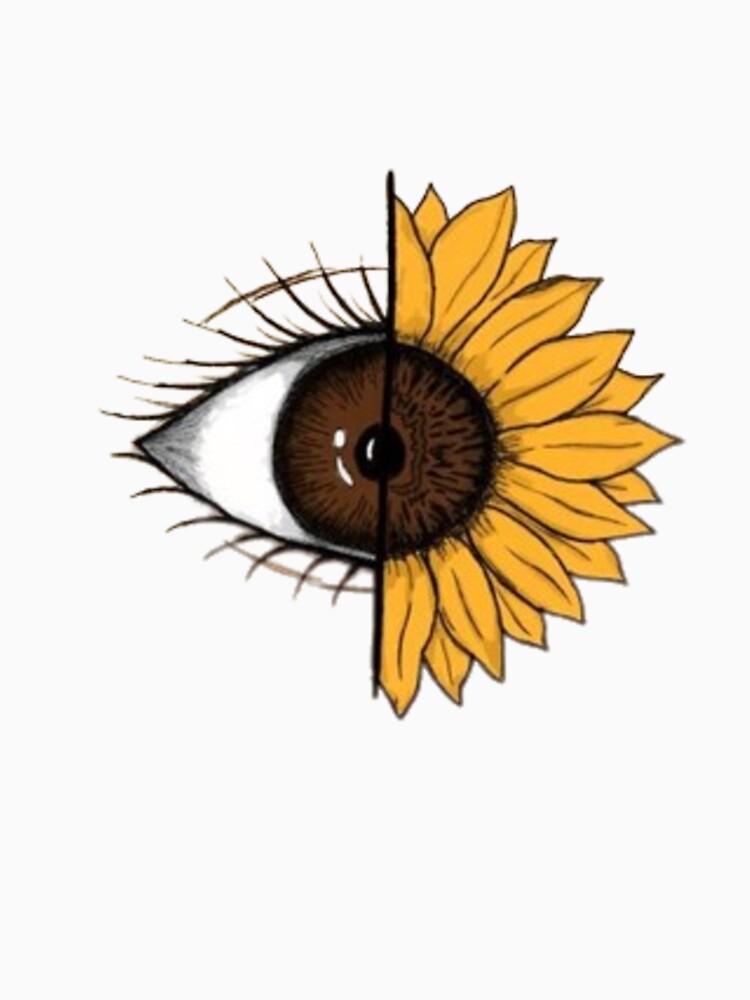 eye psychedelic flowers spring by polich