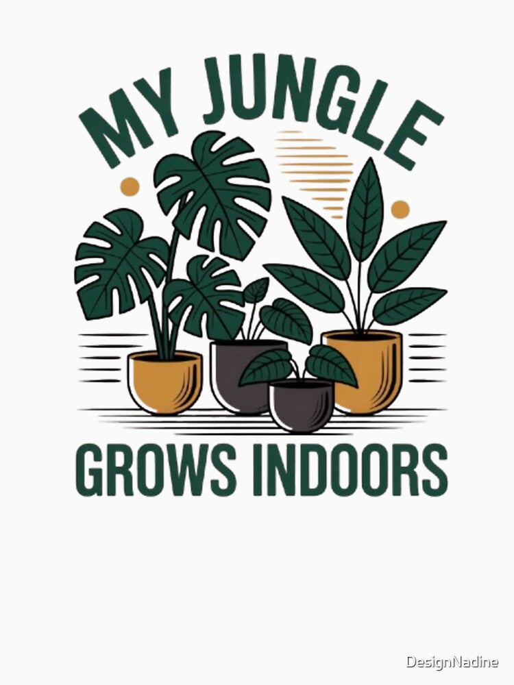 My Indoor Jungle – Vintage Plant Lover Design by DesignNadine