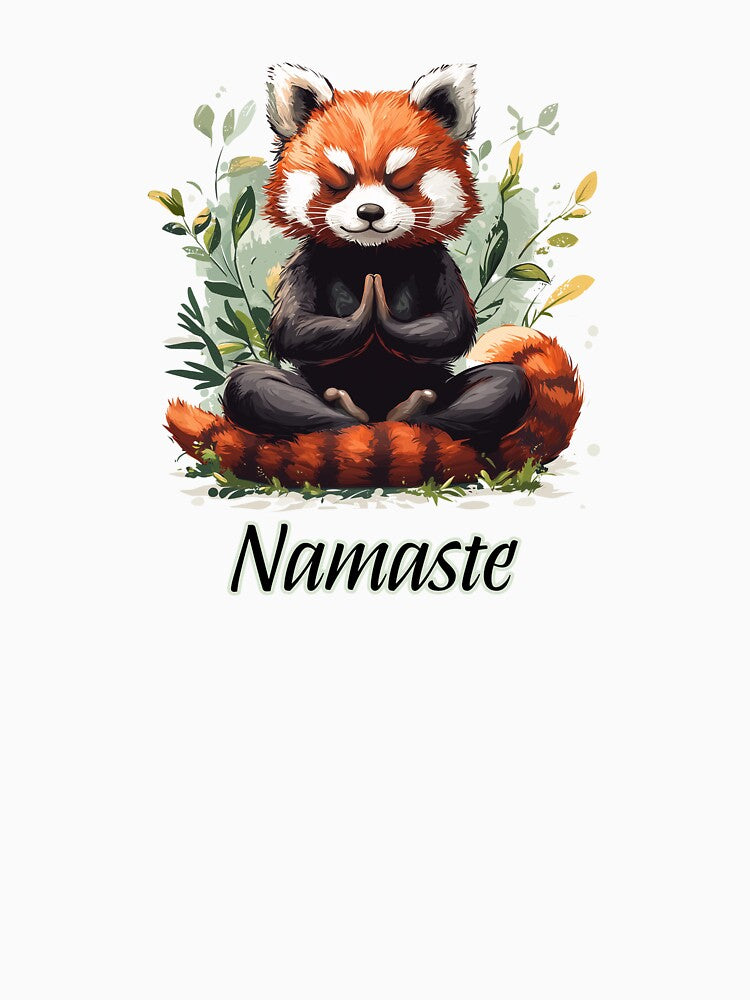 Namaste Red Panda by ArtWildCreate