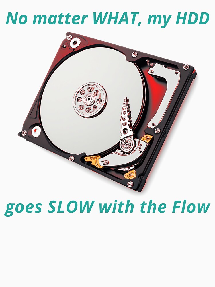HDD, a funny computer gift, for the computer geek and computer lover by PiperParrot