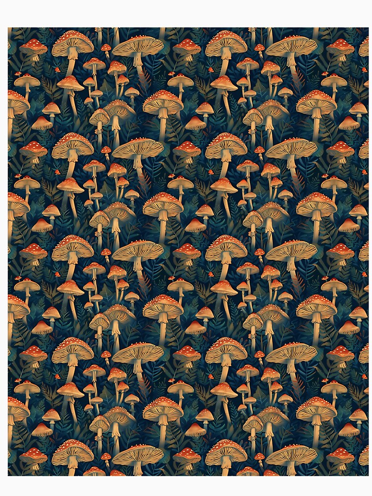 Enchanted Forest Boho Mushrooms by sielmadahurud