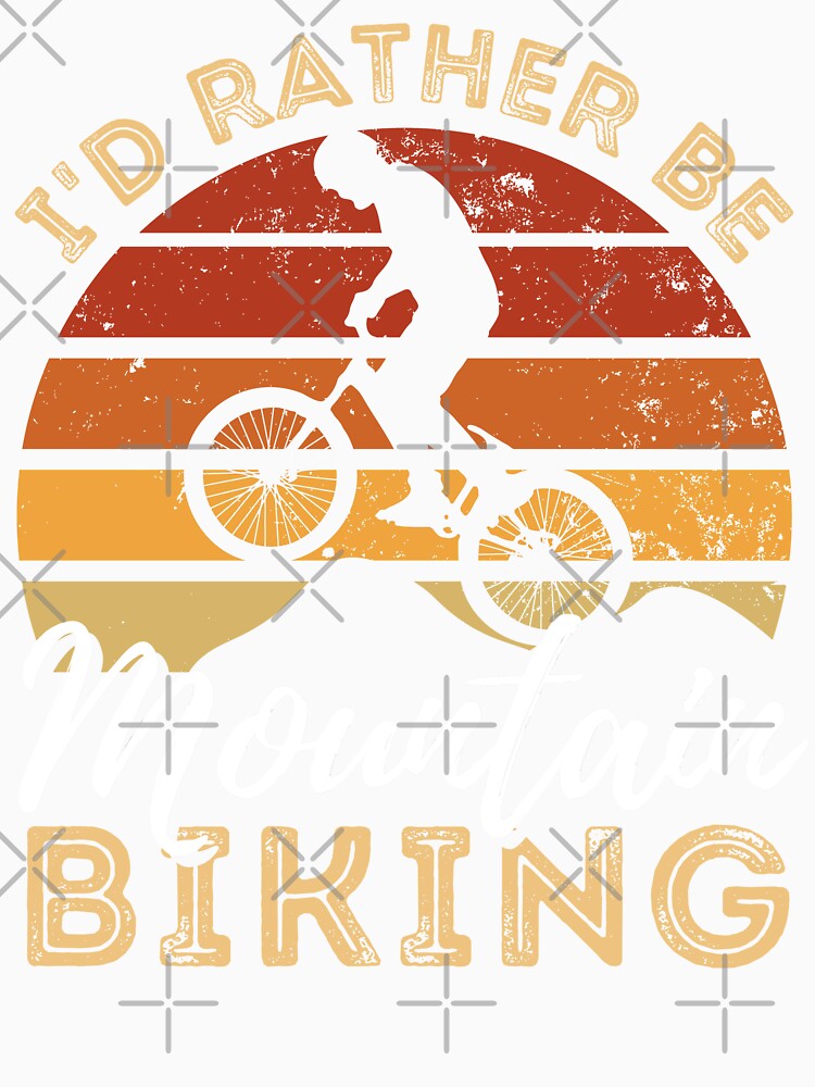 Mountain Biking Vintage Retro Sunset by retrodesigner14