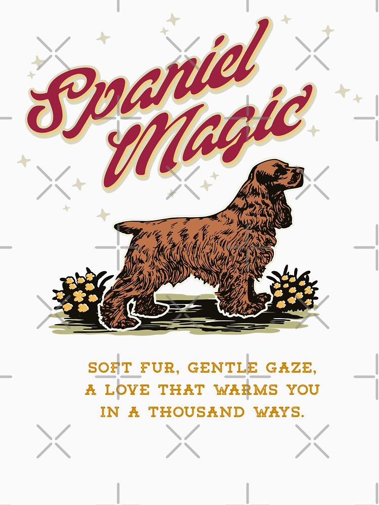 Spaniel Magic, The Gentle and Playful Cocker Spaniels, Full of Love and Good Cheer, Gift for Dog Moms by furrlieben