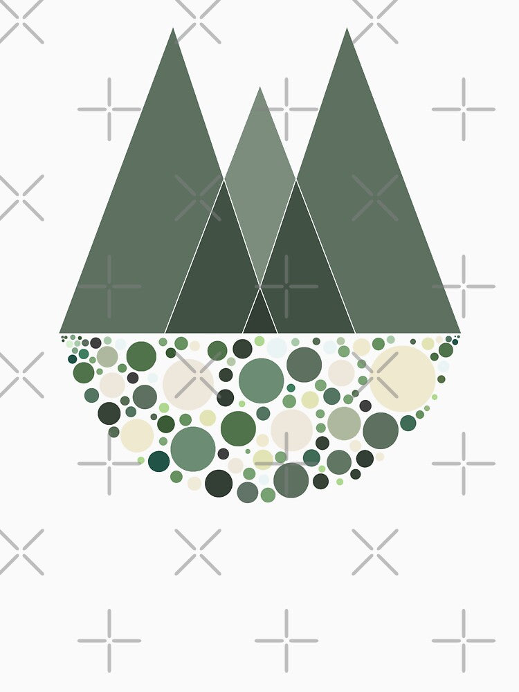 Geometric mountain by Saumik-Z