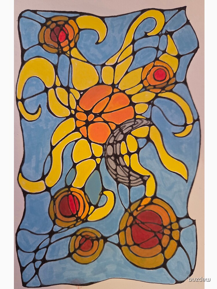Bohemian Sun and Moon by Donna Werling Art