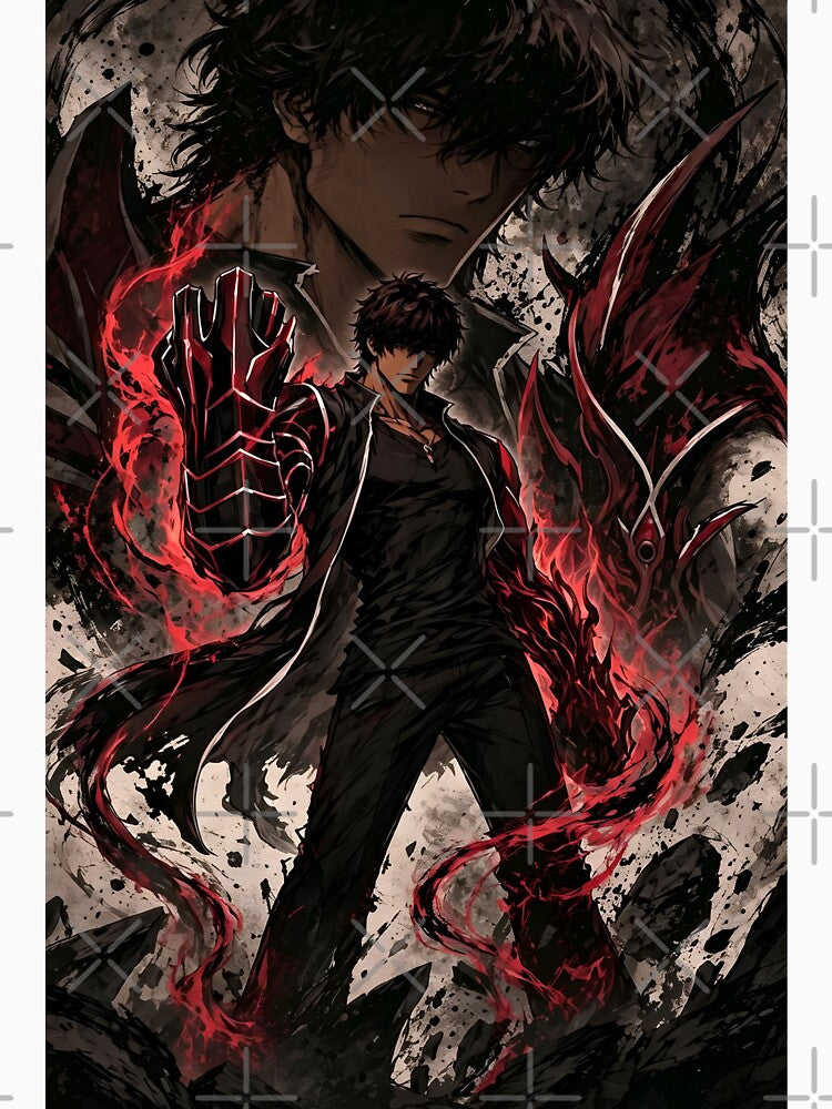 Yasutora Sado Hell Arm Awakening – Bleach Chad Fullbring Dark Power Anime Art by Dyan4