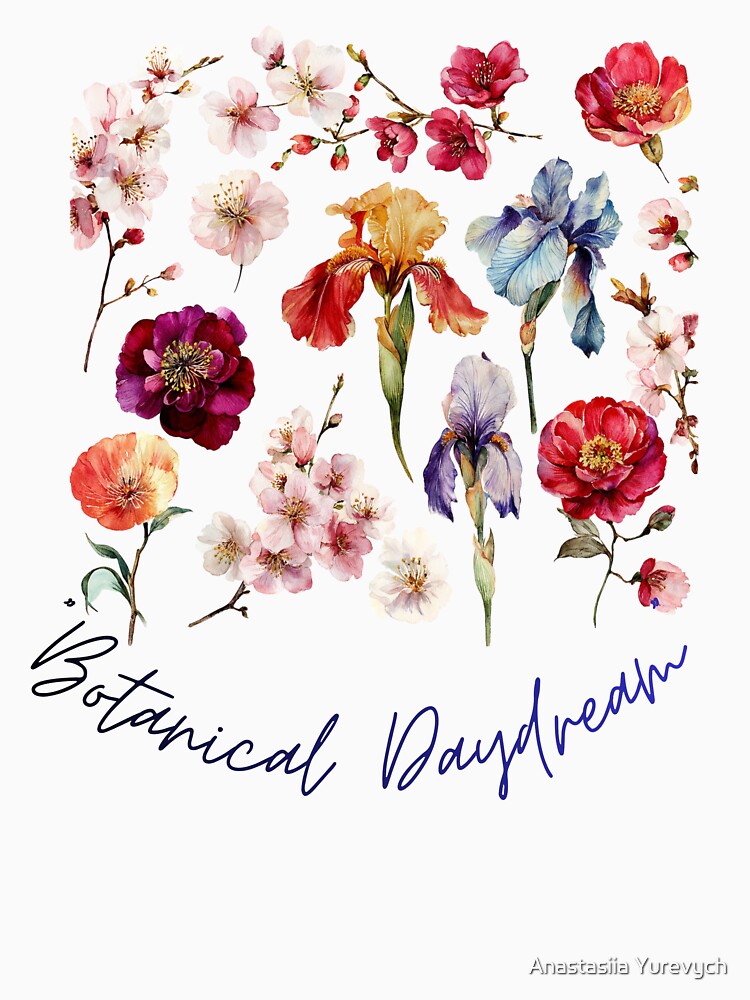 Botanical Therapy Watercolor Floral Design by Anastasiia Yurevych