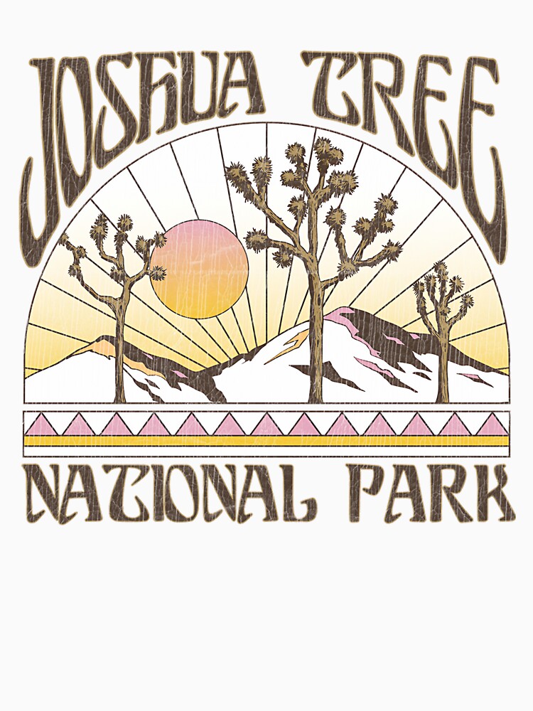 Vintage Joshua Tree National Park Retro Outdoor Camping Hike by Natilie