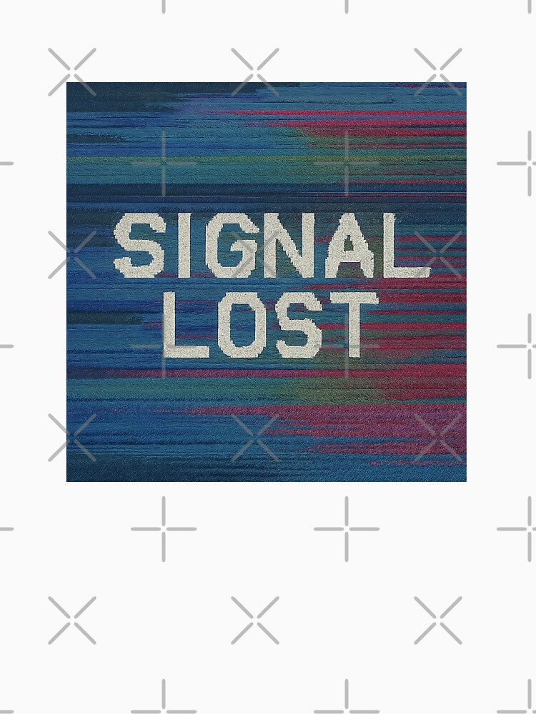 SIGNAL LOST – Static CRT Glitch Art by Nuvijo