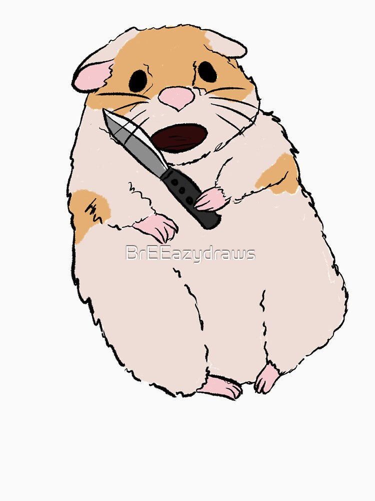 Screaming hamster meme by BrEEazydraws