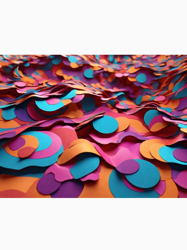 Abstract Artistry with Psychedelic Circles and Polygons by Zaramodo