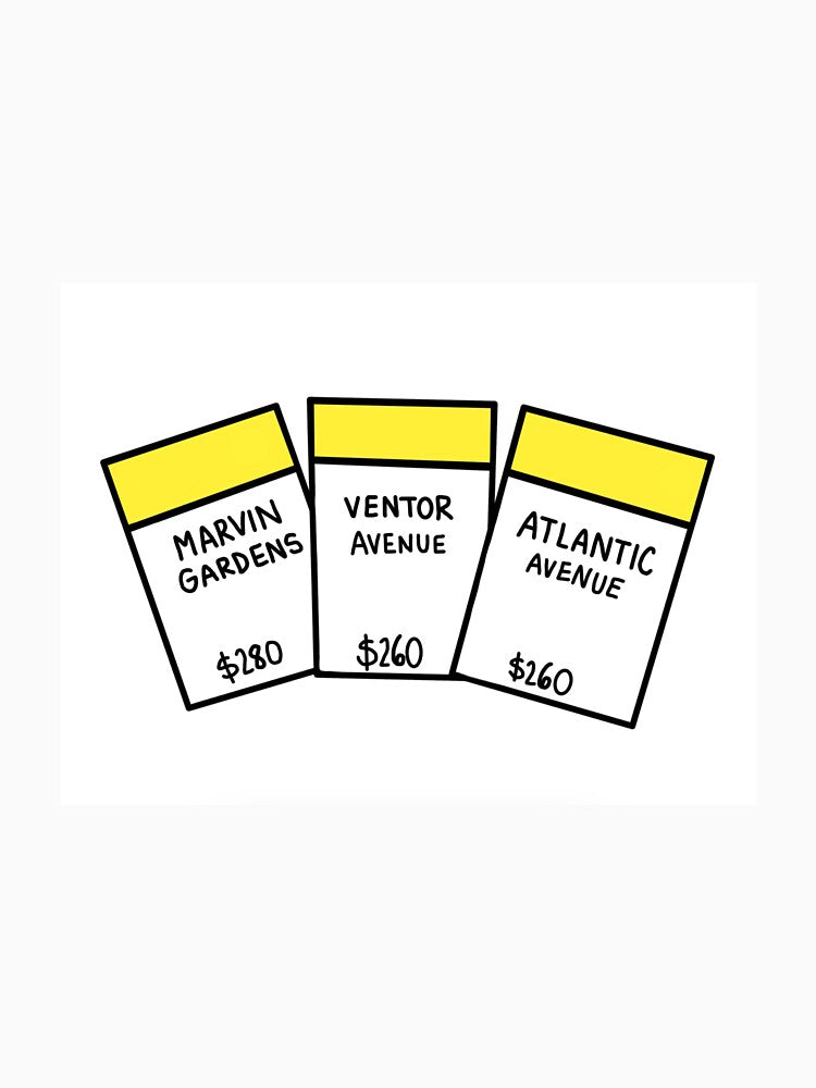 Monopoly Yellow Properties by reagan164