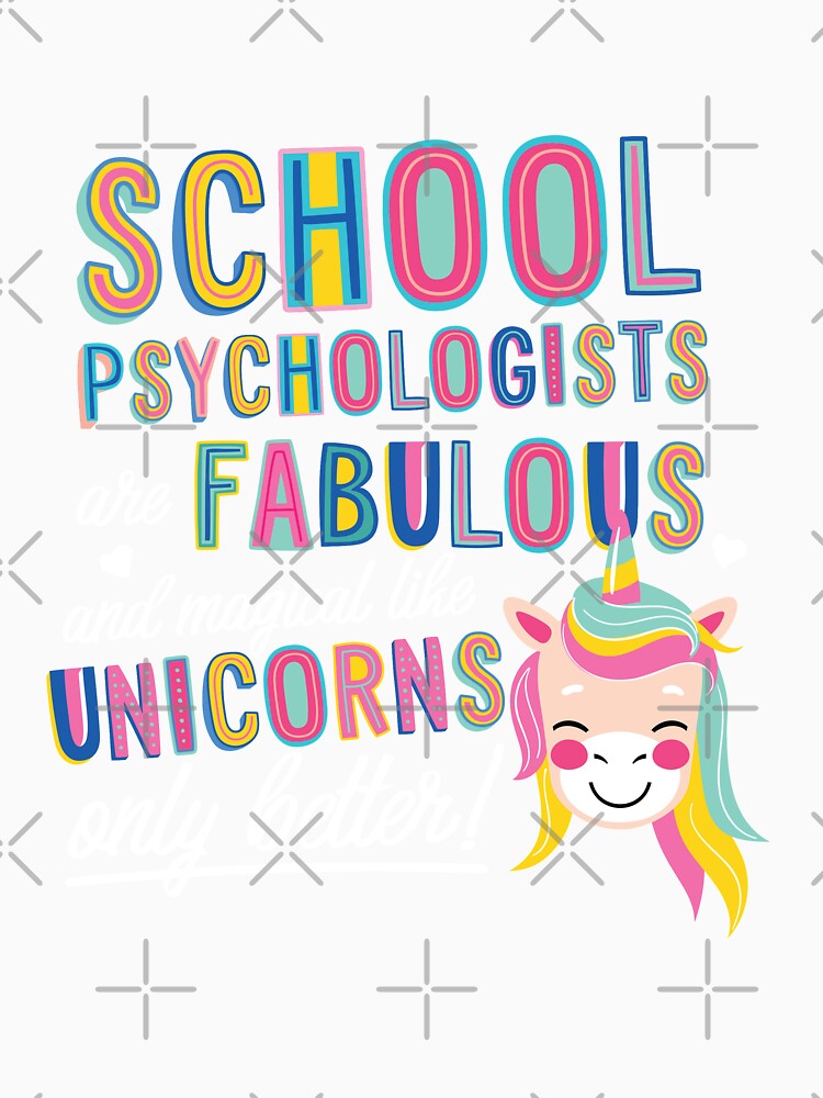 School Psychologists are like Unicorns Gift Idea by betternotes
