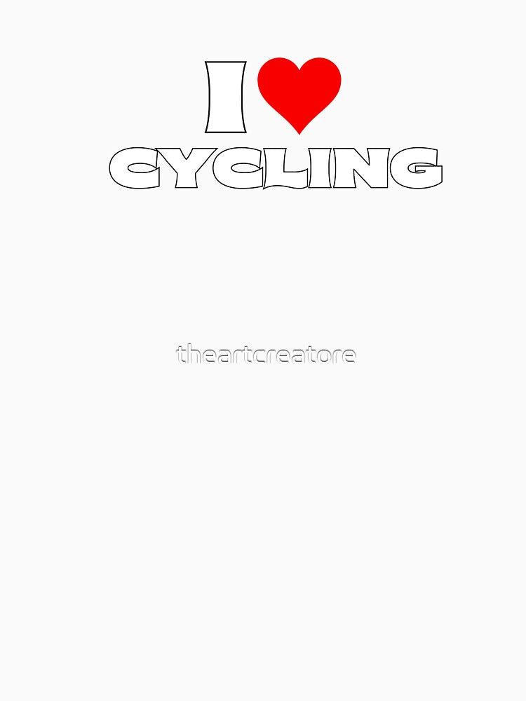 I Love Cycling by theartcreatore