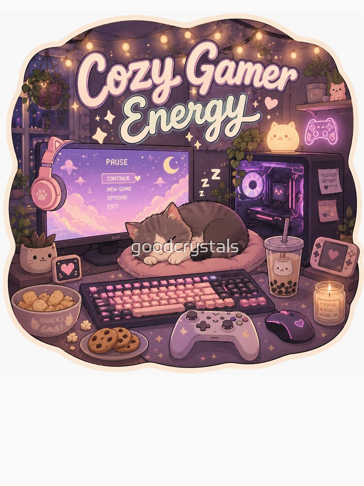 Cozy Gamer Energy by goodcrystals