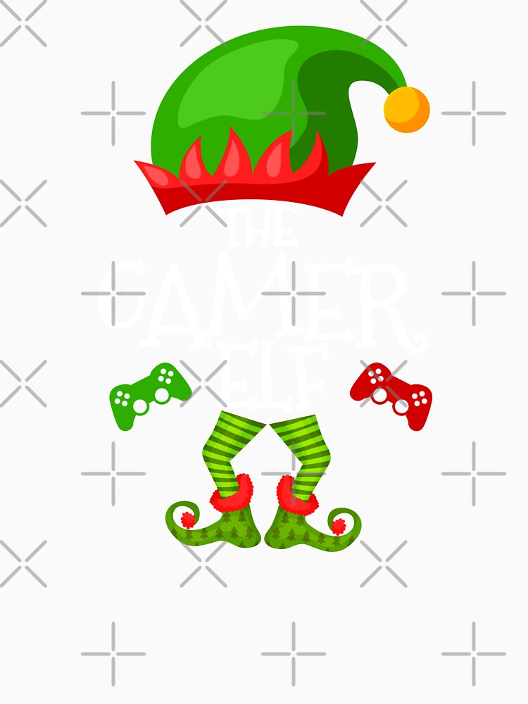 The Gamer Elf, Family Matching Group Christmas Gift by aronia