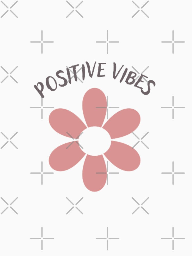 Positive vibes, inspirational quote by Sanaura