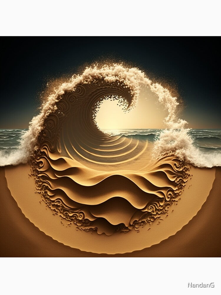 The Power of Mindful Meditation on the Beach by RetComly