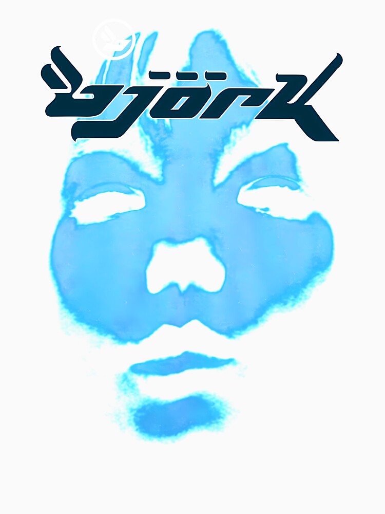 Bjork Homogenic Face Logo (Blue) by Vishwanath